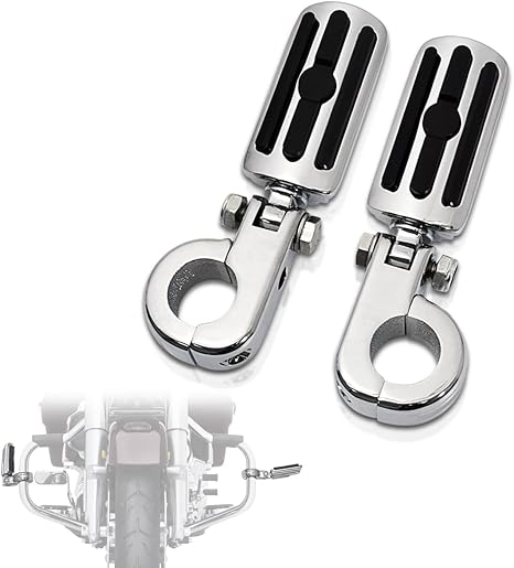 Hwy Pegs P Ribbed Chrome